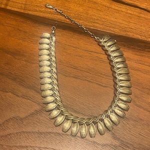 Vintage Lisner Gold Bib Necklace